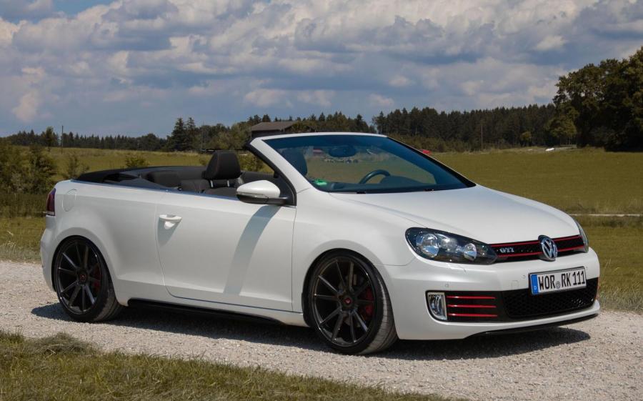 Volkswagen Golf GTi Cabriolet on Vossen Wheels (VPS-310) '2018